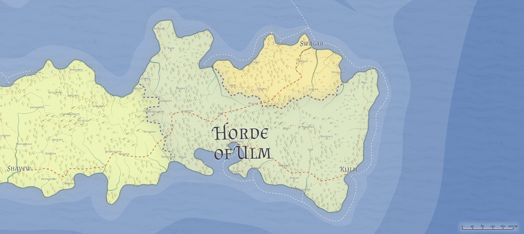 Ulmish geography